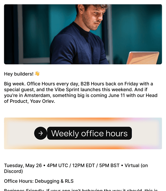 Email preview